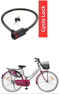 E-Shoppe Cycle Multipurpose Cable Lock For BEAUTY 26T Cycle Lock