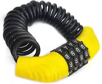 NSV Anti-Theft Steel Strong Bicycle/Luggage/Helmet Security Lock with Number Cycle Lock