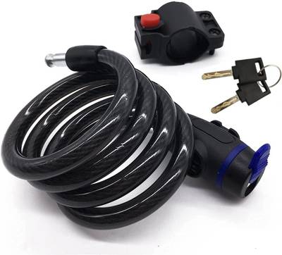 ADONYX Steel, Plastic Key Lock For Helmet