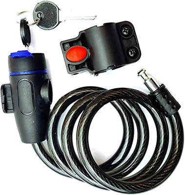 ShopiMoz Cycle Lock Heavy Cycle Lock For Bicycle With Key Bike Lock Anti Theft Cycle Lock Cycle Lock