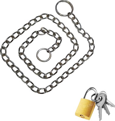 Beliko 3 Feet Chain with Lock and 3 Keys Cycle Lock