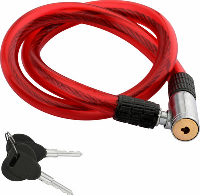 KONIO Steel | Helmet Lock| Cable Lock (Pack-1) Cycle Lock