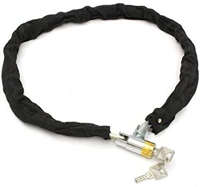 Nexshop Chain Lock Helmet Lock - Bike 2 Keys Anti-Theft Bike Scooty Lock Device Cycle - Cycle Lock