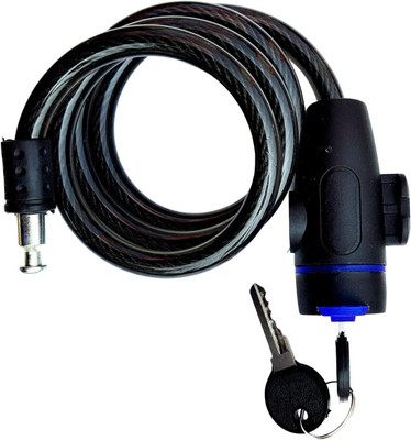 ShopiMoz Cycle Computerized Keys Lock Bike Helmet Lock for Bicycle with Mount Bracket Cycle Lock