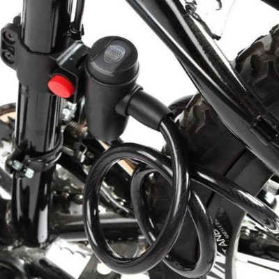 Qiisx New Upgrade Durable Design Super Secure Bicycle Cable Lock With Mounting Bracket Cycle Lock