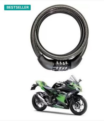 Orld Universal Number Chain Cable Bike/Bicycle Helmet Lock Cycle Lock 4 Digit Lock Cycle Lock