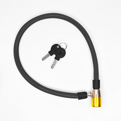 Vespa Heavy 8-Lever Lock – 1 Lock with 2 Keys Multi-Use for Bike, Helmet, Cart & More Cycle Lock