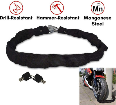 Motopack Aluminium Cable Lock For Helmet