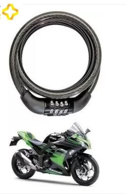 Orld Universal Number Chain Cable Bike/Bicycle Helmet Lock Cycle Lock 4 Digit Lock++ Cycle Lock