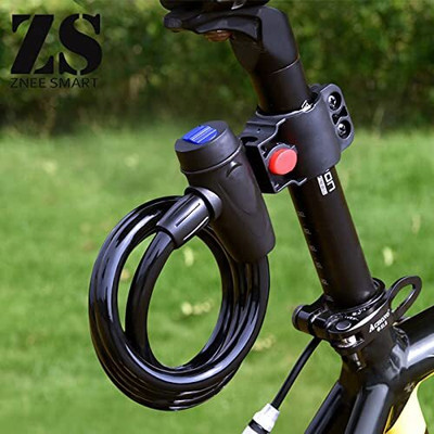 IndiaLot Bicycle Lock-Spiral with Key Cycle Lock 0005 Cycle Lock