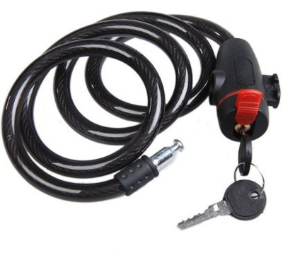 Qiisx Lock For Bike Cycle Helmet And Luggage With Mounting Bracket new Cycle Lock