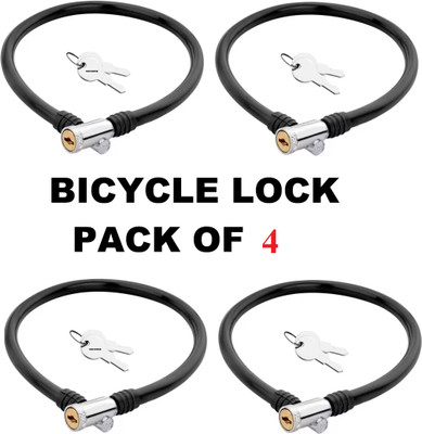 Universe NEW STYLISH LOCK PACK OF 4 MADE IN INDIA Cycle Lock