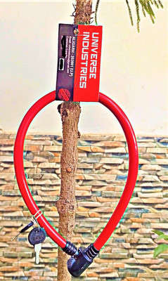 Universe Multipurpose Cable Lock For Helmet, Bike, Bicycle Cycle Lock