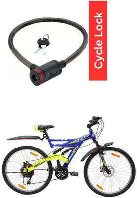 E-Shoppe Cycle Multipurpose Cable Lock For Beast Tshox 24T Cycle Lock