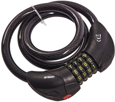 OCTAQUEEN Cycle Wire Lock (Numerical)Black-05 Cycle Lock