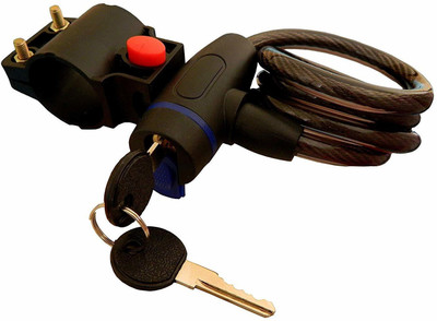 Right Traders Multi Use Lock For Bike Cycle Helmet and Luggage With Mounting Bracket Cycle Lock