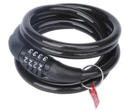 OCTAQUEEN Cycle Wire Lock (Numerical)Black-04 Cycle Lock
