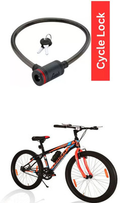 E-Shoppe Cycle Multipurpose Cable Lock For Leader City Surfer 26T Cycle Lock