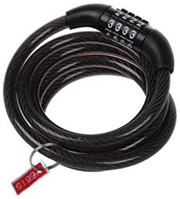 Delhismart Multipurpose 4 Digit Numeric Cable Cycle Lock
