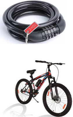E-Shoppe Cycle Number Smart Lock For Leader Spartan 26T X 300 Fat Tyre Cycle Lock