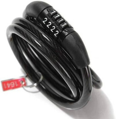 Delhismart 4 digit number cable lock Cycle Lock