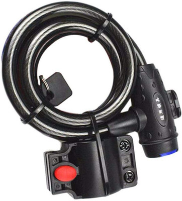 ShopiMoz Cycle Lock Cycle Lock For Bicycle With Key Bike Lock Anti Theft Cycle Wire Lock Cycle Lock