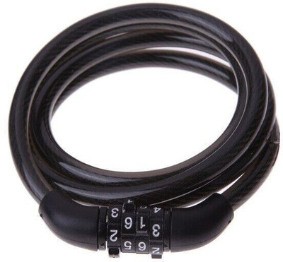 Wifton 2 Feet Anti-Theft Protection Bicycle Number Locks-Black Cycle Lock