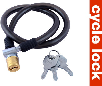 Salveen Black cable lock Cycle Lock