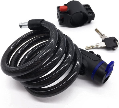 Manogyam Security Guard Against Theft Smart E-bike Steel Wire Cable Accessorie Cycle Lock