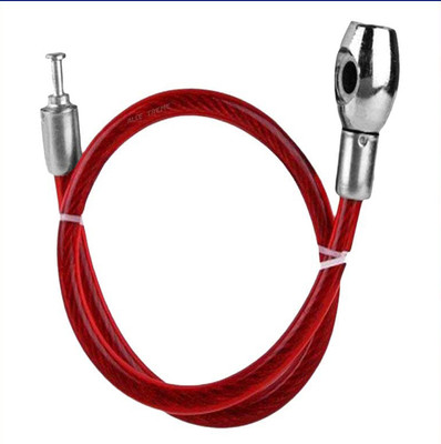 casago CAHBL1M Cable Lock Steel Keylock for Bicycle Heavy Duty 2 Keys Anti-Theft Cycle Lock