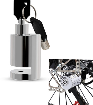 Xezon Bicycle Durable Build Mini Anti-Theft Disc Lock with 2 Keys Cycle Lock
