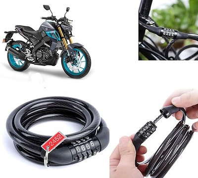 Orld Universal Number Chain Cable Bike/Bicycle Helmet Lock Cycle Lock 4 Digit Lock / Cycle Lock