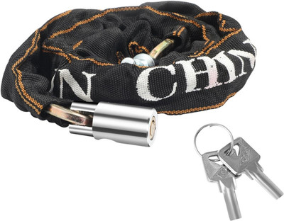 carfrill Bike Chain Lock, 80cm Bike Bicycle Wheelchair Lock,Heavy Duty Cycle Lock