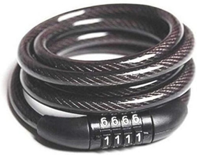 Delhismart Number Lock for Bicycle Bike Heavy Duty Multipurpose 4 Digit Helmet Lock Cycle Lock