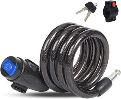 ShopiMoz Bicycle Key Lock Bike Helmet Lock for Cycle Heavy Duty Material Cycle Wire Lock Cycle Lock
