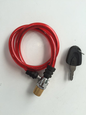 Universe Brass, Stainless Steel Cable Lock For Helmet