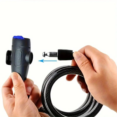 AJRO DEAL Bike Lock Cable Bike Locks with Complimentary Mounting Bracket Cycle Lock
