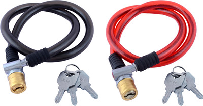 Salveen Anti-Theft Bicycle Motorcycle Security Lock With 3 Keys Cycle Lock