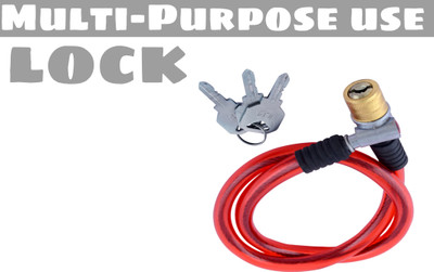 Salveen Red cable lock Cycle Lock