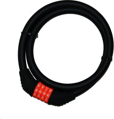 Motopack MPATBCL4 Anti-Theft Bike Protection Cable Lock with 4 Digit Security for Bicycle Cycle Lock