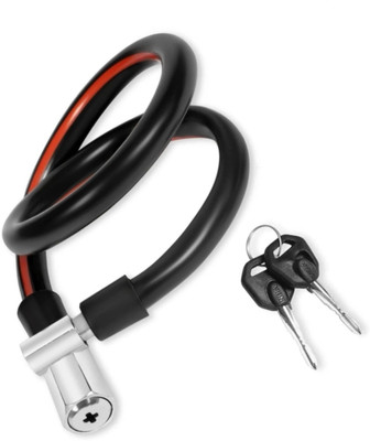 BEGO Anti-Theft Cable Locks Pack of 2 for Cycle /Helmet / Bike / Cycle Lock