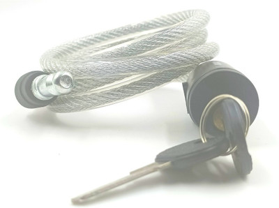 Pancikaa Anti-Theft Multipurpose Heavy Duty Steel Cable Helmet Safety Lock with 2 Keys Cycle Lock