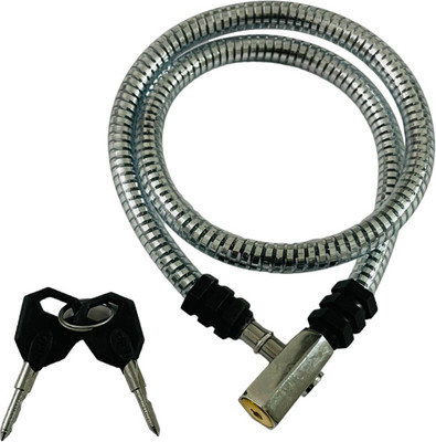 ShreNik Cycle Lock for Bicycle Long Wire Round Keys Helmet Lock Multipurpose Cable Lock Cycle Lock