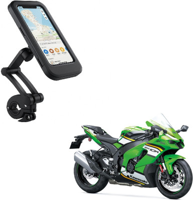JMA TRADING Mobile Holder Mount – Adjustable & Waterproof Stand for All Smartphones_140 Bike Mobile Holder(Black)