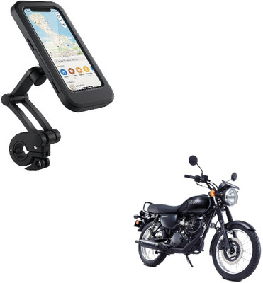 JMA TRADING Mobile Holder Mount – Adjustable & Waterproof Stand for All Smartphones_146 Bike Mobile Holder(Black)