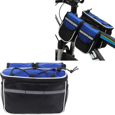 KRAPTICK Water-Resistant Cycle Double Sided Front Frame Bag Multi-Function Frame Bag / Bicycle Phone Holder