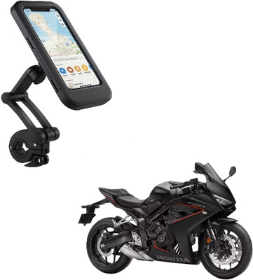 JMA TRADING Mobile Holder Mount – Adjustable & Waterproof Stand for All Smartphones_104 Bike Mobile Holder(Black)