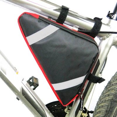 KRAPTICK Triangle Bicycle Bike Bag [Waterproof]-Bike Frame Bag, Bike Pouch, Bike Bag / Bicycle Phone Holder