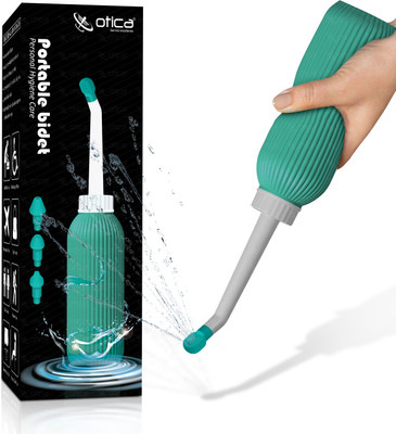 OTICA Portable Bidet Spray for Toilet 500ML Handheld Personal Hygiene Peri Bottle- Bidet Nozzle(Green)