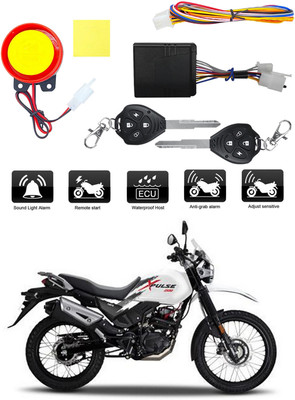 HANABI One-way Bike Alarm Kit(Flashing Light, Siren 120 dB)